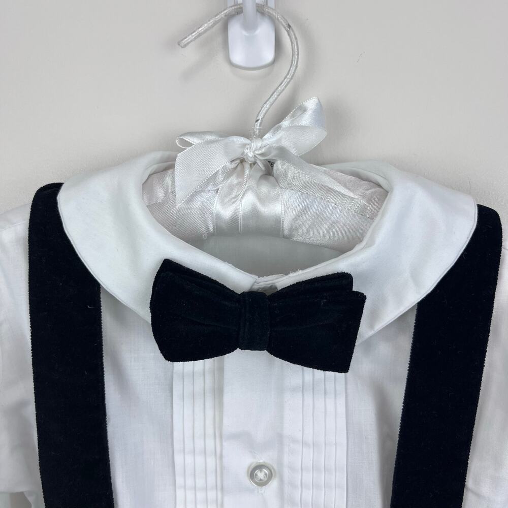 Vintage IMP Originals Black Velvet Suit Set 4T - Picture 2 of 9